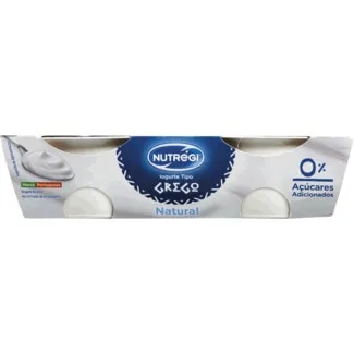 Iogurte Grego Natural Pack 2 embalagem 115 g - Nutrégi