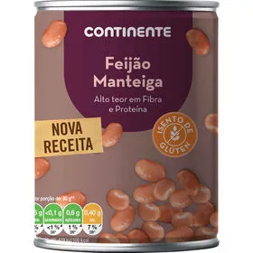Feijão Manteiga Cozido Continente