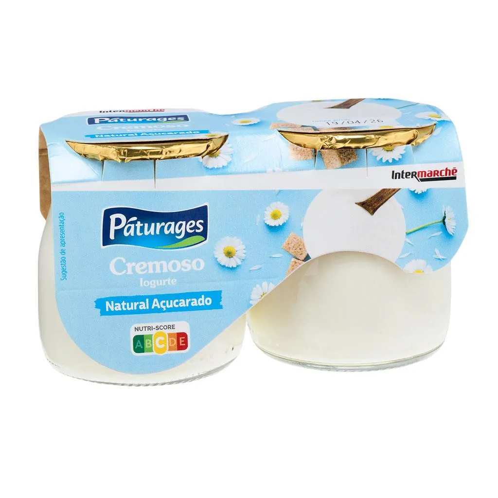 Iogurte Cremoso Natural Açucarado 2x125g