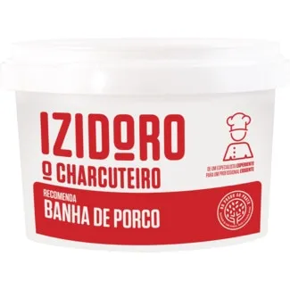 Banha de Porco embalagem 470 g - Izidoro O Charcuteiro