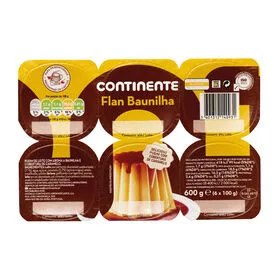 Pudim Flan Baunilha Continente
