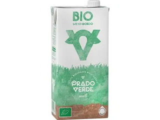 Leite Prado Verde UHT biológico meio gordo 1 L