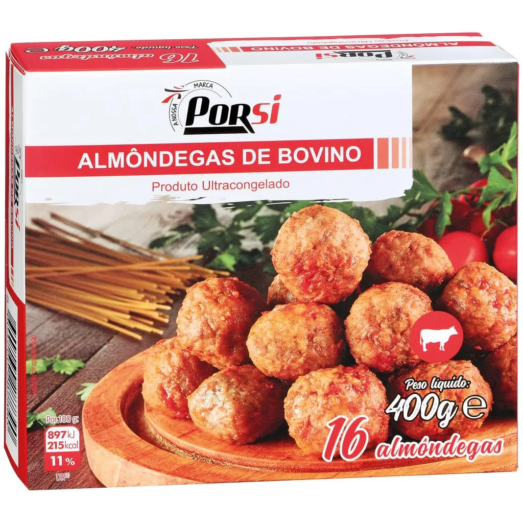 Almôndegas de bovino