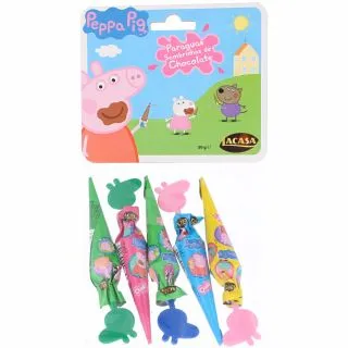 Chocolate Sombrinhas Peppa Pig LaCasa 5un = 50g