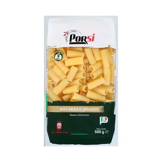 Massa Macarrão Grande Riscado 500g PorSi