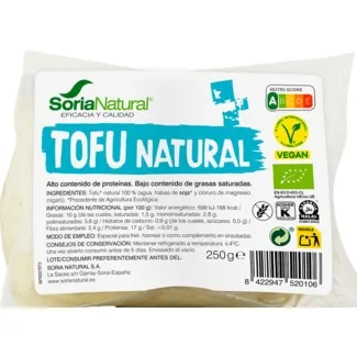 Tofu Natural embalagem 250 g - Soria Natural