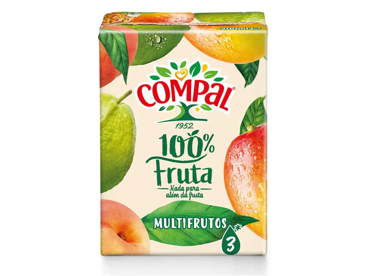 Sumo Compal 100% multifrutos 0,20 L