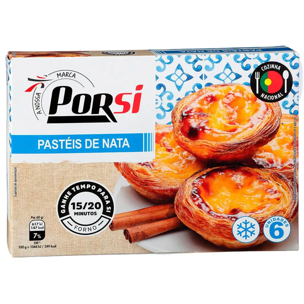 Pasteis de Nata 6x60g