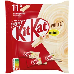 Snack de Chocolate Branco Mini Kit Kat