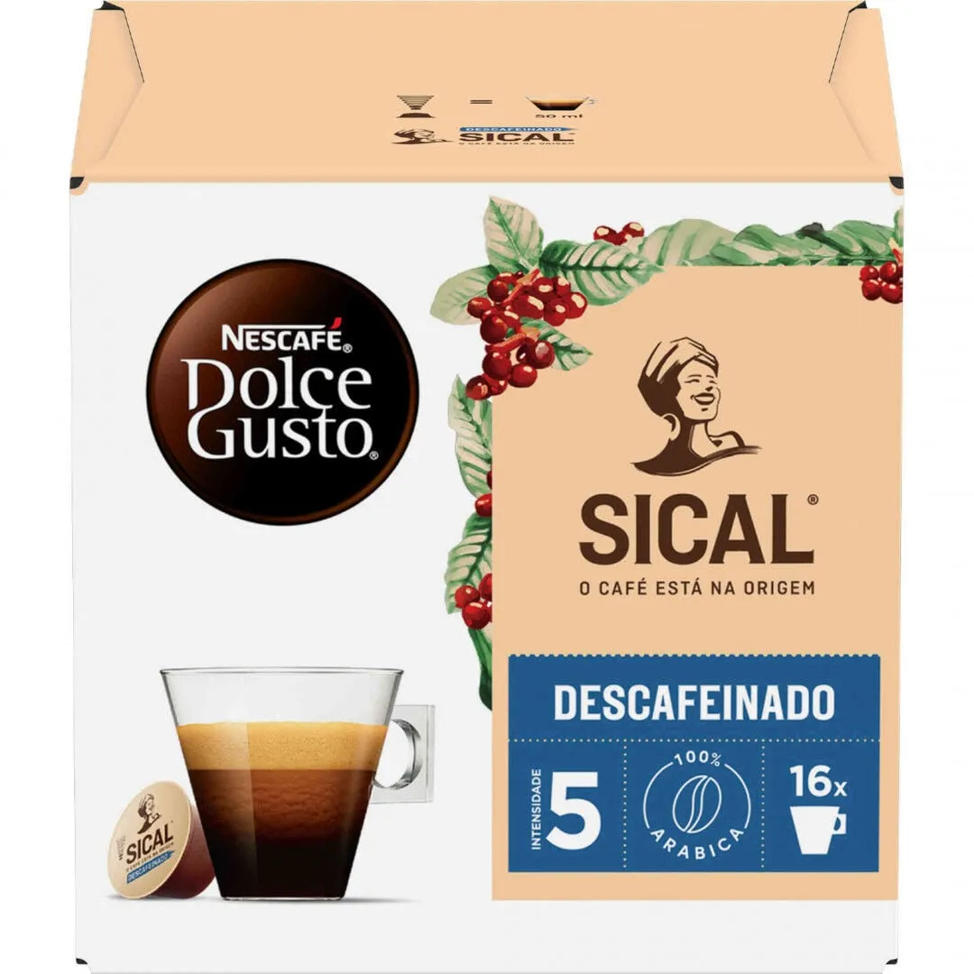 Cápsulas de Café Dolce Gusto Sical Descafeinado
