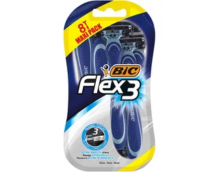 Máquina BIC descartável flex 3 comfort 8un