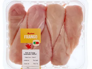 Peito de frango Auchan embalagem familiar kg