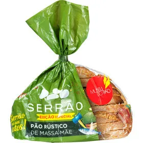 Pão Rústico de Massa Mãe Serrão