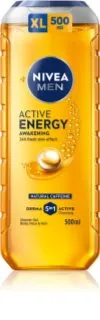 NIVEA MEN Active Energy gel de banho para homens 500 ml