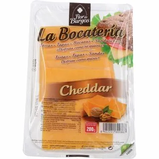 Queijo Cheddar Flor de Burgos Fatias 200g