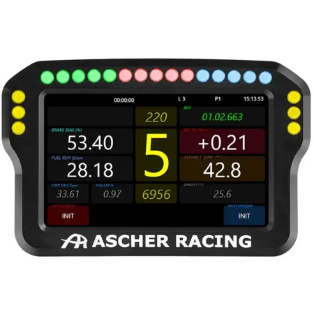 Dashboard 4" Ascher Racing