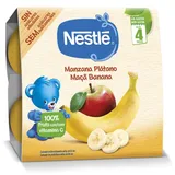 Puré de fruta Nestlé maçã e banana 4 x 100 g