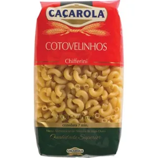 Cotovelinhos embalagem 500 g - Caçarola