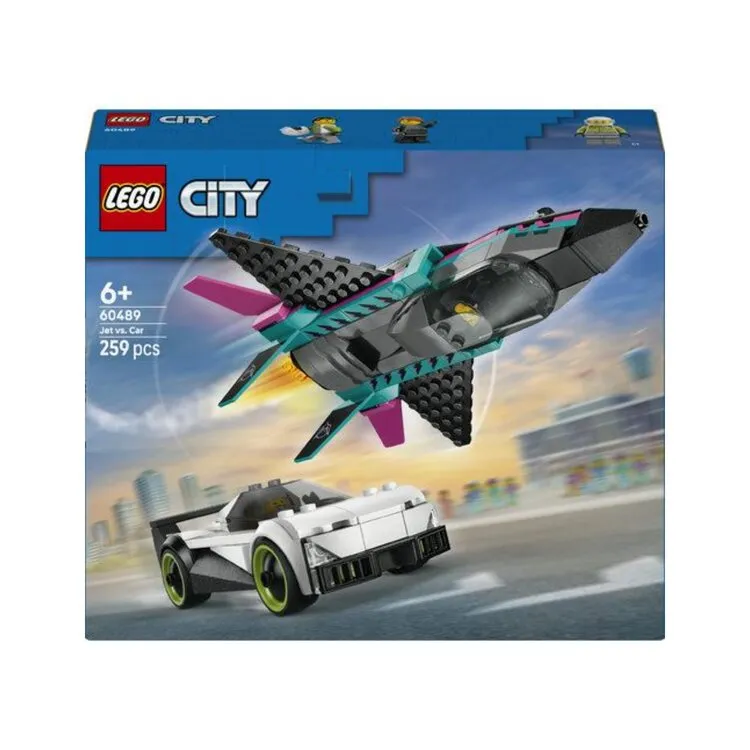 LEGO JATO VS CARRO 60489