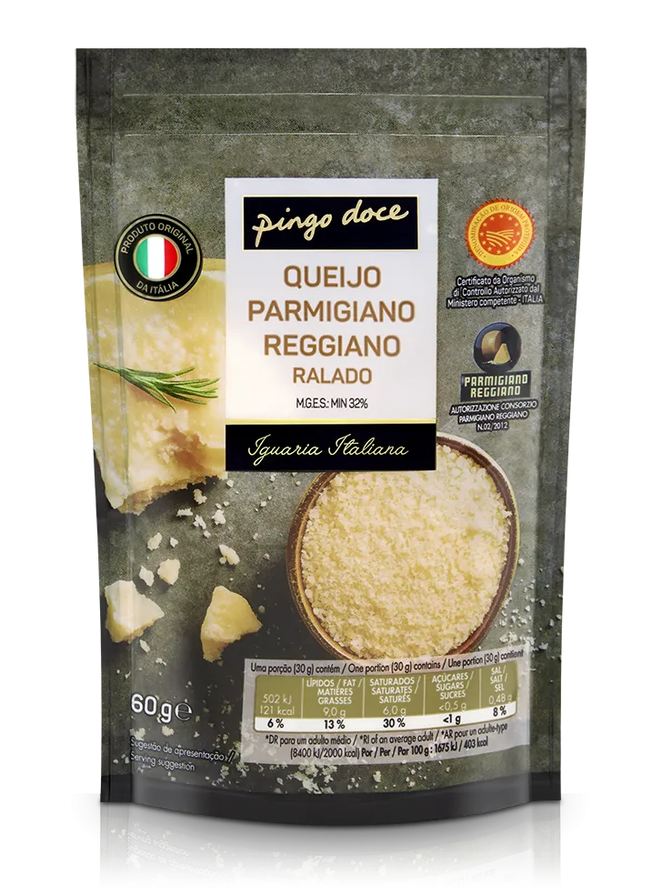Queijo Parmesão Ralado Parmigiano Reggiano DOP