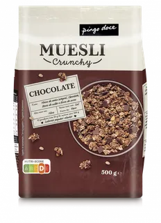 Muesli Crunchy com Chocolate Pingo Doce