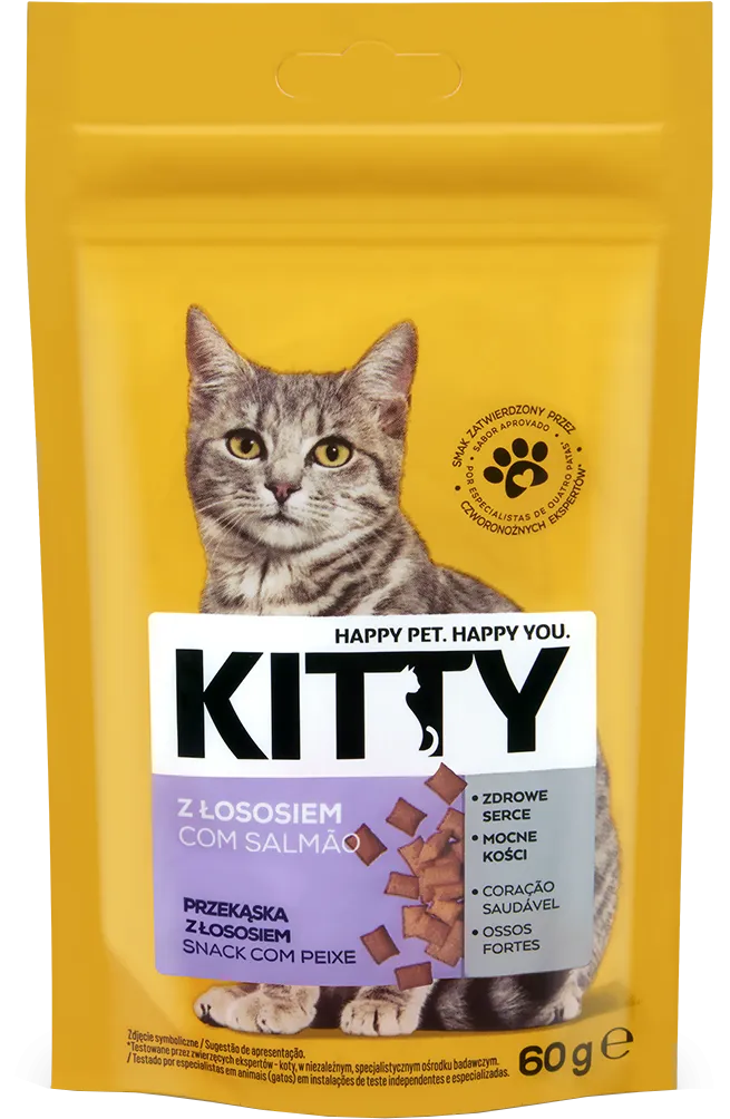 Snack para Gato com Salmão