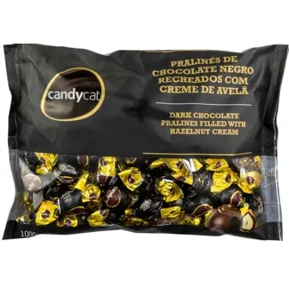 Bombons de Chocolate Negro embalagem 1 kg - Candycat