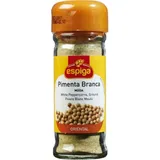 Pimenta Branca Moída frasco 45 g - Espiga
