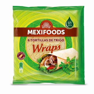 Tortilhas Wraps de Trigo Mexifoods