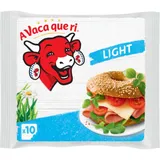 Queijo light, 10 fatias, embalagem de 200g
