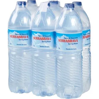 Água de Nascente Pack 6 unidades garrafa 1,5 L - Serrabrava
