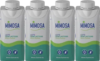 Leite UHT Meio Gordo sem Lactose Pack 4 Mimosa