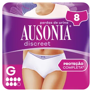 Cuecas Incontinência Discreet Tamanho Grande Ausonia Discreet