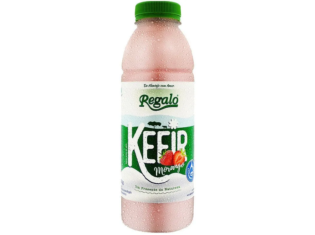 Kefir Regalo morango 520 g