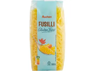 Massa Auchan fusilli sem glúten 500 g