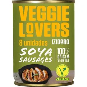 Salsichas de Soja Veggie Lovers em Lata 8 un Izidoro