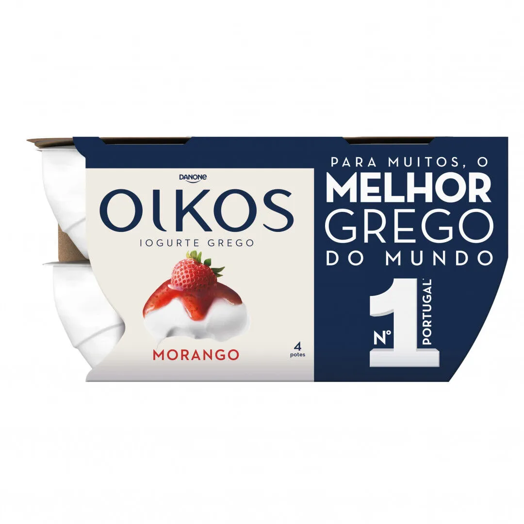 Iogurte Grego Morango Pack 4