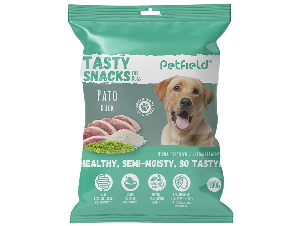 Snack cão Petfield pato 100 g