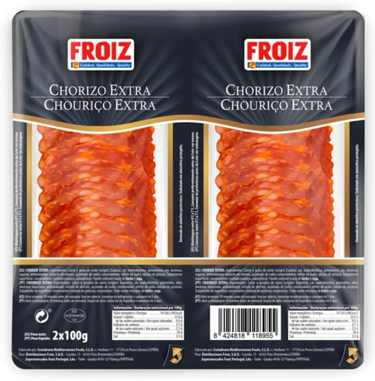 Chouriço Froiz extra 2x100 g