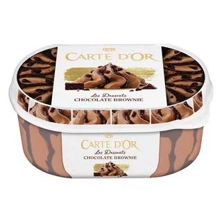 Gelado carte d'or chocolate brownie
