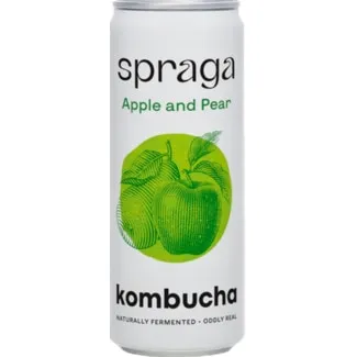 Kombucha Maçã e Pera unidade 330 ml - Spraga