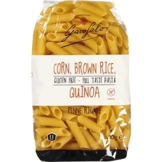 Penne Rigate sem Glúten embalagem 400 g - Garofalo
