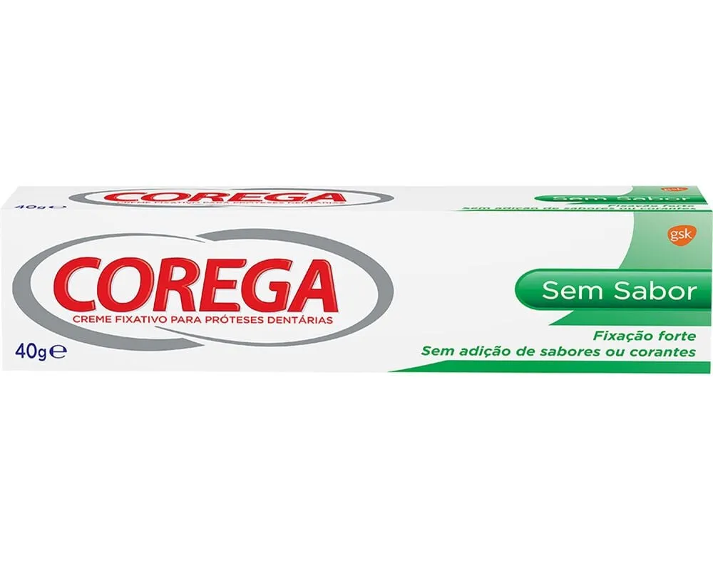 Creme Corega fixador sem sabor 40 ml