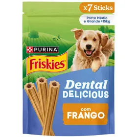 Snack para Cão Adulto Dental Delicious Frango Purina Friskies