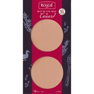 Bloco de Foie Gras de Pato 2X40 g embalagem 80 g - Rougie