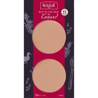 Bloco de Foie Gras de Pato 2X40 g embalagem 80 g - Rougie
