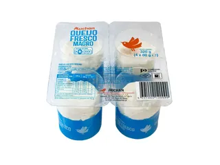 Queijo fresco Auchan magro 4 x 80 g