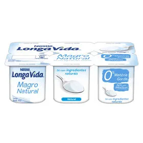 Iogurte Magro Natural Longa Vida