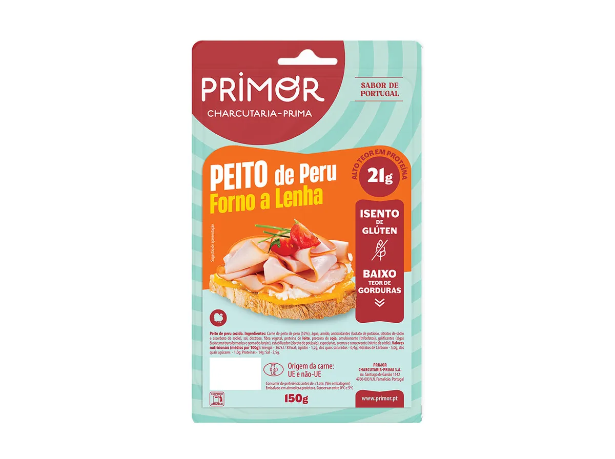 Peito de peru Primor forno a lenha 150 g