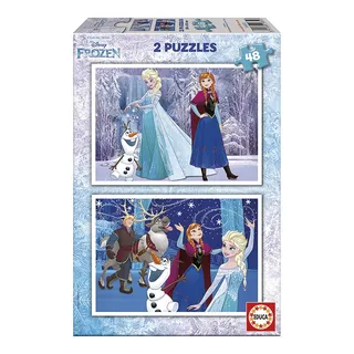 2 puzzles Frozen Educa Borrás